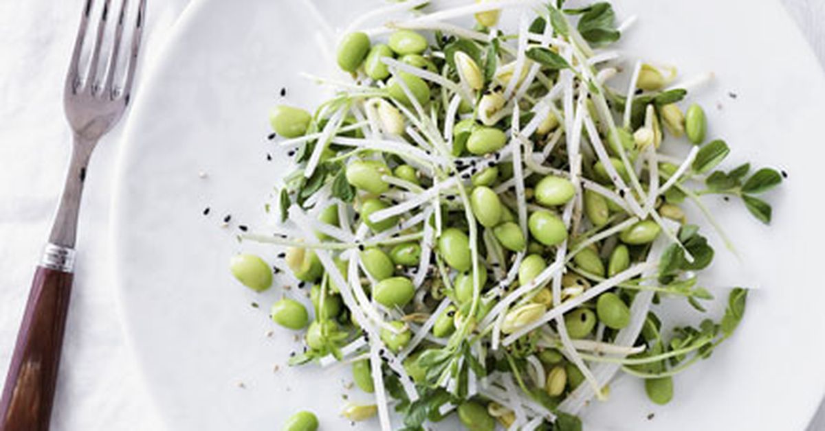 Soybean, white radish and sprout salad - 9Kitchen