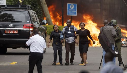 At least 21 people have been confirmed as killed in the Nairobi attack, which started with car bombs and was followed by at least four armed men who invaded the hotel and shops.