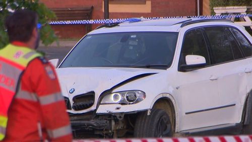 The driver of the white BMW is yet to be interviewed. Daylesford pub crash