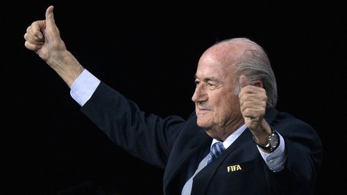 Sepp Blatter has been re-elected as FIFA president.