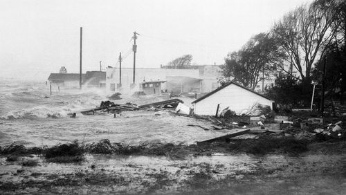 The last similar storm to hit North Carolina, Hurricane Hazel, struck in 1954.