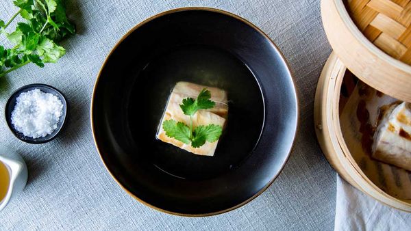 Family Food Fight the Tartaglia's steamed fish soup