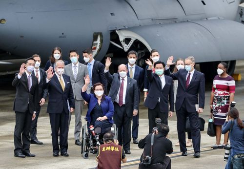 US senators took a military aircraft to Taiwan to announce vaccine donation. To Beijing, that is a major provocation