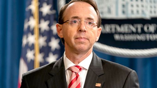 US Deputy Attorney General Rod Rosenstein.