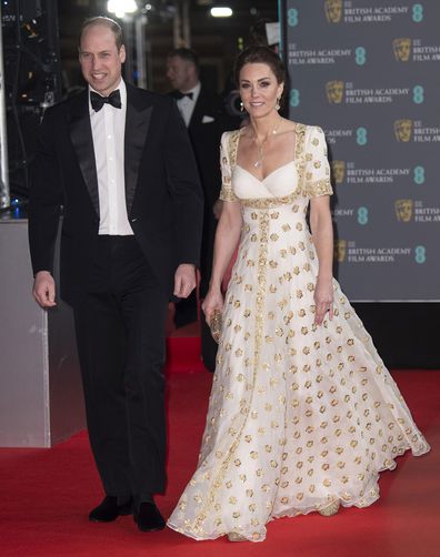 Kate and William walk the red carpet at the BAFTAs