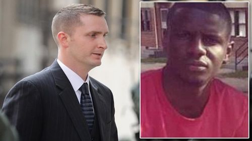 Baltimore officer Edward Nero, left, has been found not guilty   