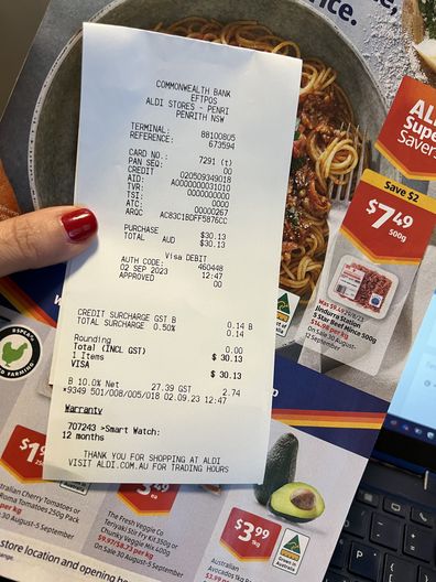 Aldi secret credit card surcharge