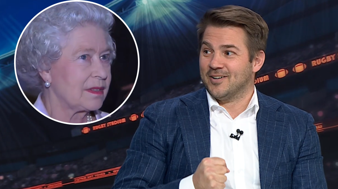 The hilarious tale of how Drew Mitchell got to taste the Queen's tipple of choice