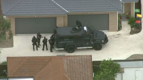 The police tactical unit. (9NEWS)