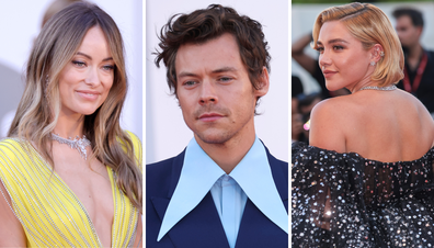 Florence Pugh, Harry Styles and Olivia Wilde