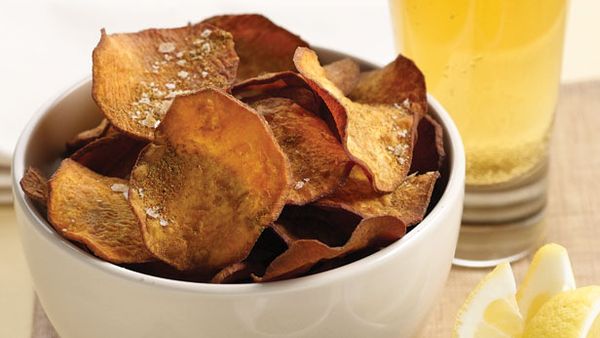 Kumara chips with cumin salt