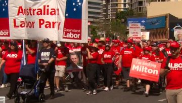 Ms Palaszczuk said she was proud to show support for the achievements of workers
