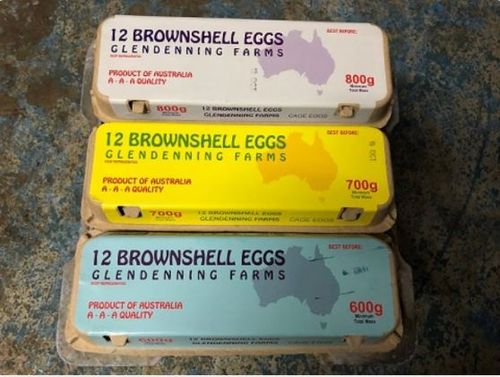 Eggs from the Glendenning Farm brand are being recalled amid reports of salmonella illness.