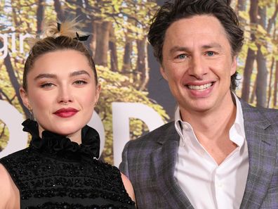 Florence Pugh Zach Braff age-gap romance relationship 
