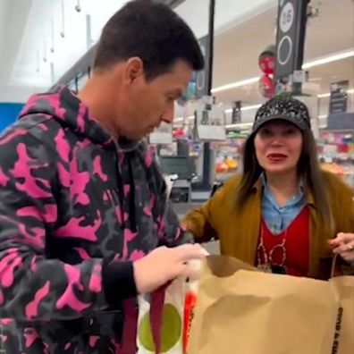 Mark Wahlberg visits local grocery shop first job