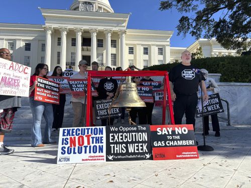 Alabama carries out nation's third nitrogen gas execution on a man for a hitchhiker's killing