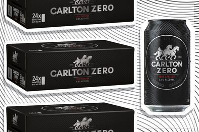 9PR: Carlton Zero Beer Case 24 x 375mL Cans