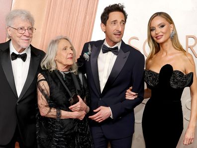 Elliot Brody, Sylvia Plachy, Adrien Brody, and Georgina Chapman