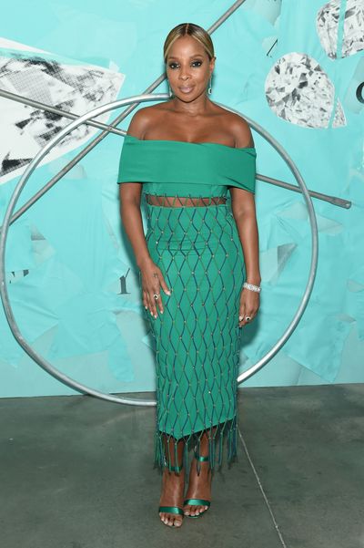 Singer Mary J. Blige attends the Tiffany Blue Book Collection launch at Studio 525 on October 9, 2018 in New York City.