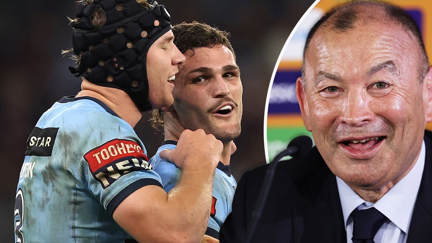 Matt Burton and Nathan Cleary are in the sights of Eddie Jones.