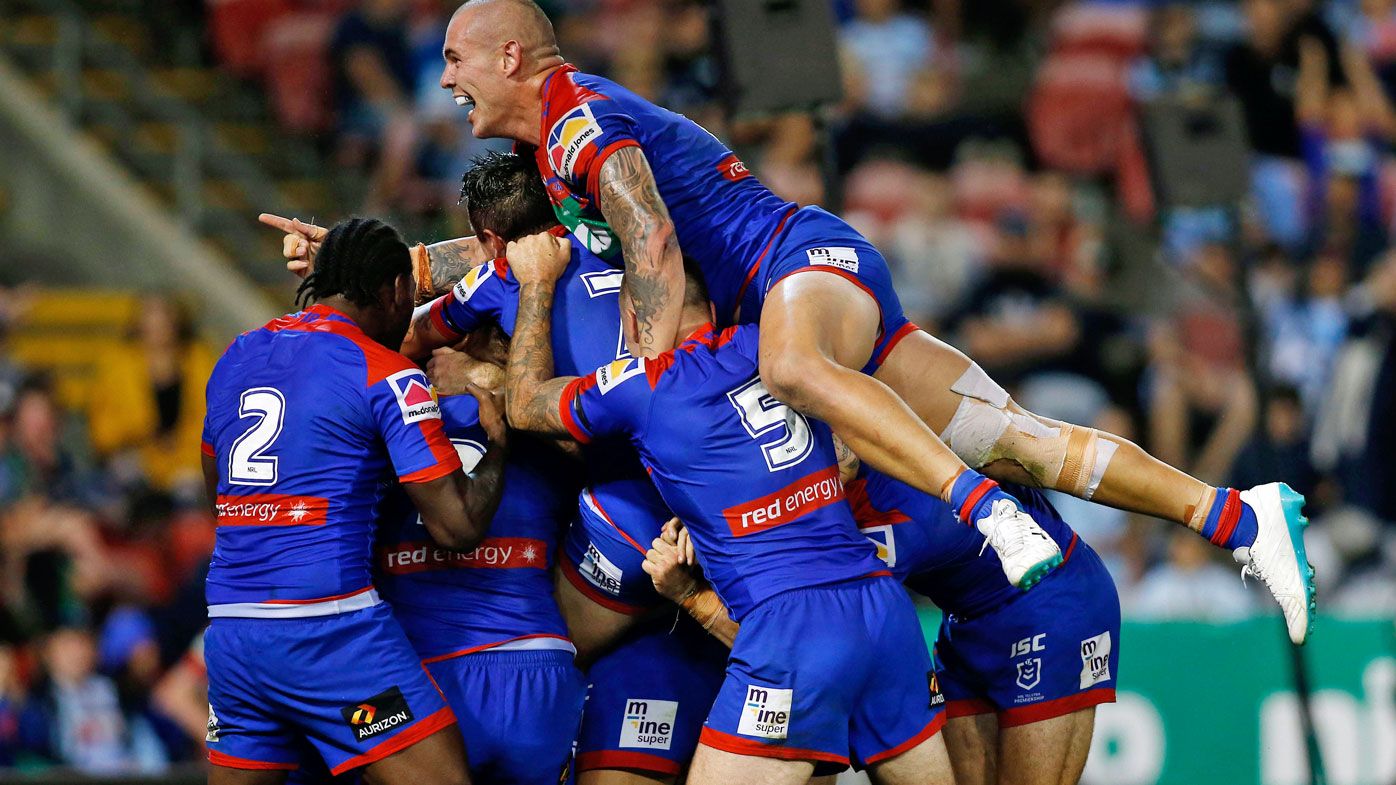 Newcastle Knights defeat Cronulla despite controversial Sharks penalty try