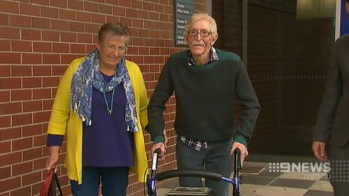 Rob and his sister were presented with the stolen medals. (9NEWS)