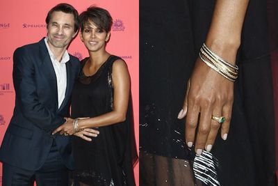 Finally... Halle finds love! <br/><br/>In 2012, French actor Olivier Martinez proposed to the former Bond Girl with a <b>$200k</b> emerald engagement ring. <br/><br/><b>Relationship bling total: $475k</b>
