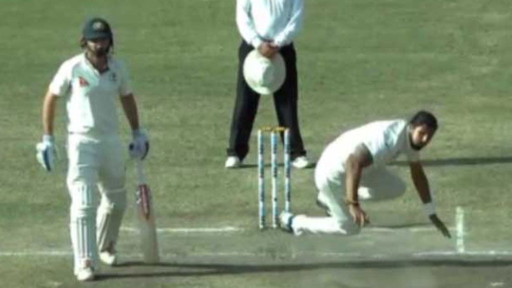 Indian tearaway Ishant Sharma struggles to keep afoot against Australia