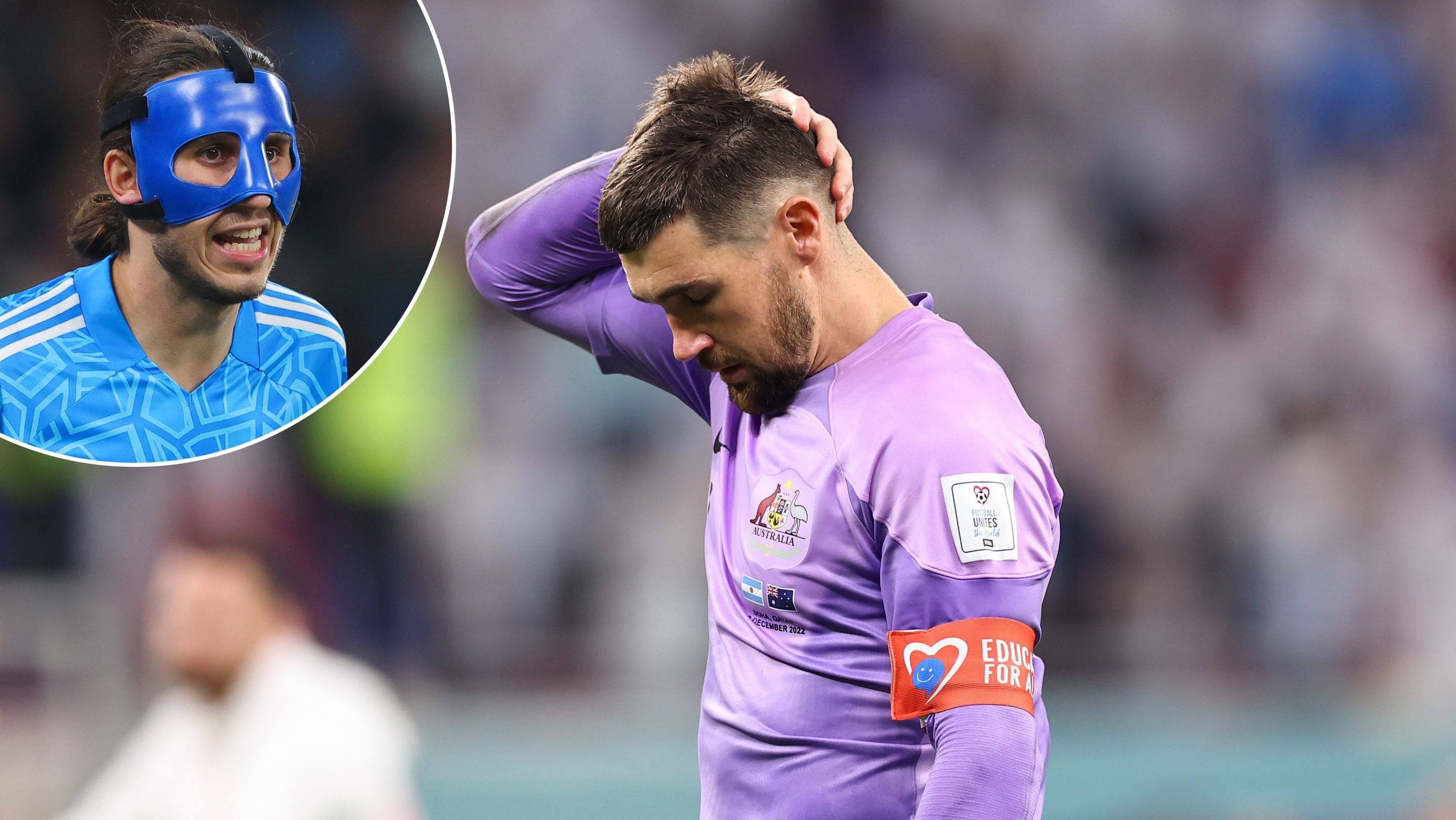Kamil Grabara took to Twitter to sledge his club teammate after Mat Ryan&#x27;s World Cup blunder.