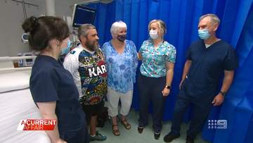 COVID-19 survivor reunites with frontline healthcare heroes  
