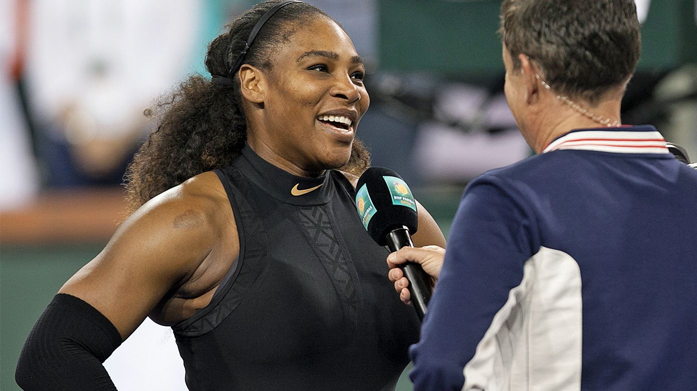 Serena Williams makes winning return to tennis at Indian Wells