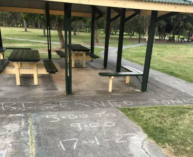 Reserved picnic area in Brisbane