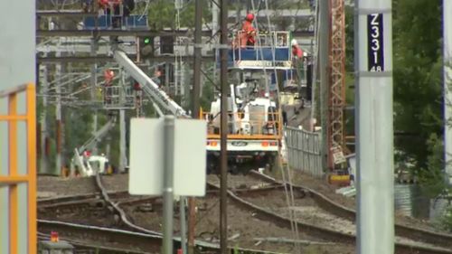 The construction blitz is now underway. (9NEWS)