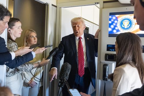 US President Donald Trump 
