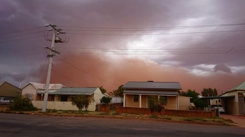 Meteorologists have said the dust storm was caused by the immense lack of rain recently.