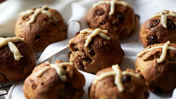 Brooke Meredith's healthier hot cross buns