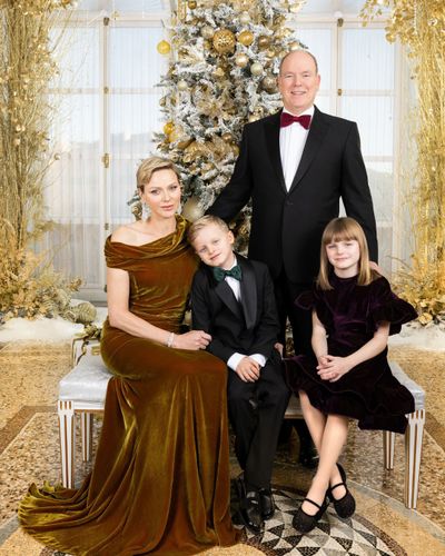 Prince Albert and Princess Charlene's 2023 Christmas card