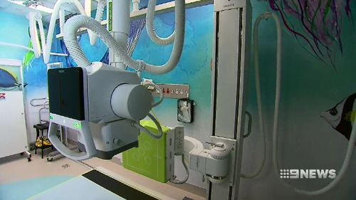 The new C-90 machines at Perth Children's Hospital are a safer more effective way to take X-rays of children. 