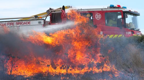 Hot and dry winds that could reach 100km/h are likely to raise the fire danger warnings to severe. (File)