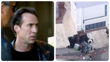 Massive sinkhole at Nicolas Cage's Malibu home