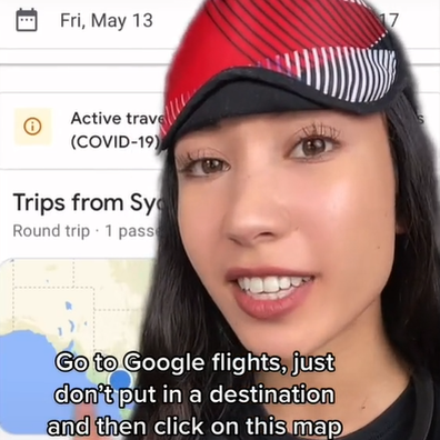 Tan says not to leave the "destination" part blank and to skip straight to clicking on the map that comes up.