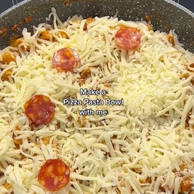 Pizza pasta bowl recipe