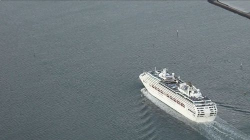 The Sun Princess has suffered at least three gastro outbreaks this year as well. (9NEWS)