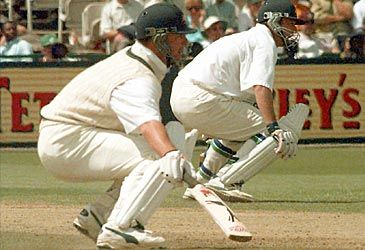 How many Tests did Mark and Steve Waugh play together for Australia?