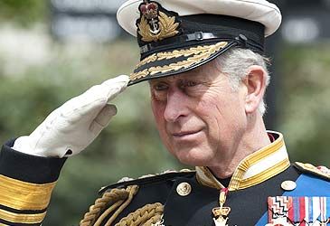 In which of the armed forces did Prince Charles serve from 1971 to 1976?