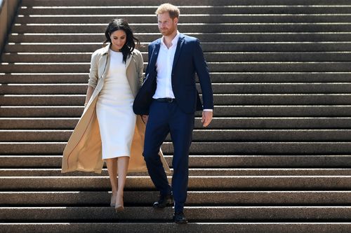 Sydney dazzled with a rainy forecast making way for sunny blue skies for the royal couples first official day on tour.