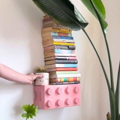 LEGO shelf DIY upcycle TikTok
