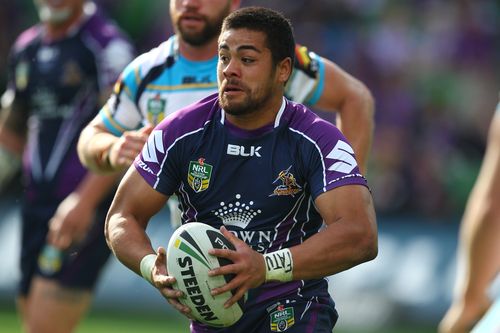 The winger became just the second Victorian player to rise through the ranks to make the Storm side. Picture: AAP