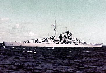 Where was the Bismarck sunk in her last battle?