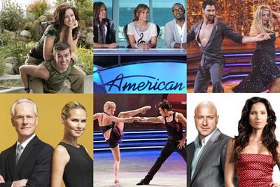 <i>The Amazing Race</i><br/><br/><i>American Idol</i><br/><br/><i>Dancing With the Stars</i><br/><br/><i>Project Runway</i><br/><br/><i>So You Think You Can Dance</i><br/><br/><i>Top Chef</i>